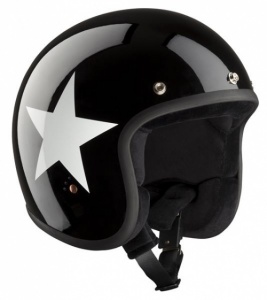 Bandit Jet ECE Open Face Motorcycle Helmet - Matt Black - Bandit